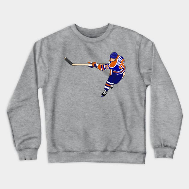 Gretzky the goal scorer Crewneck Sweatshirt by Rsclstar